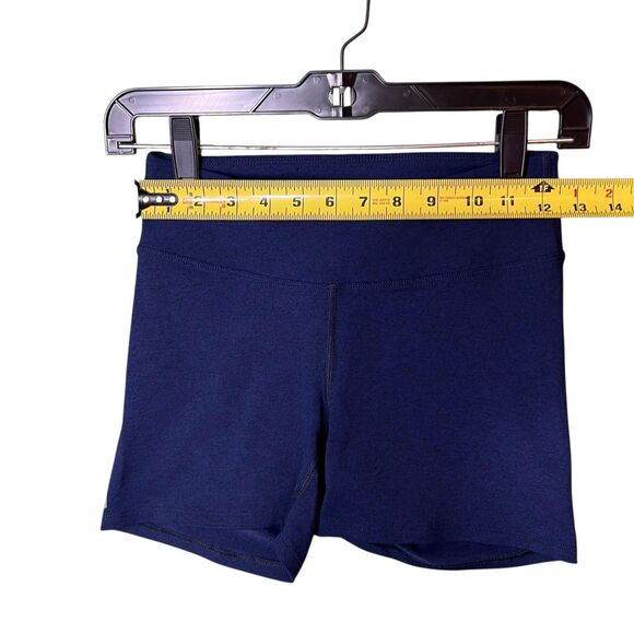 NOBULL Shorts Womens XS Navy Blue Just The Works High Rise Compression Made USA - Picture 8 of 12